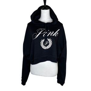 Victoria's Secret PINK Everyday Cropped Cotton Fleece Hoodie- Everyday